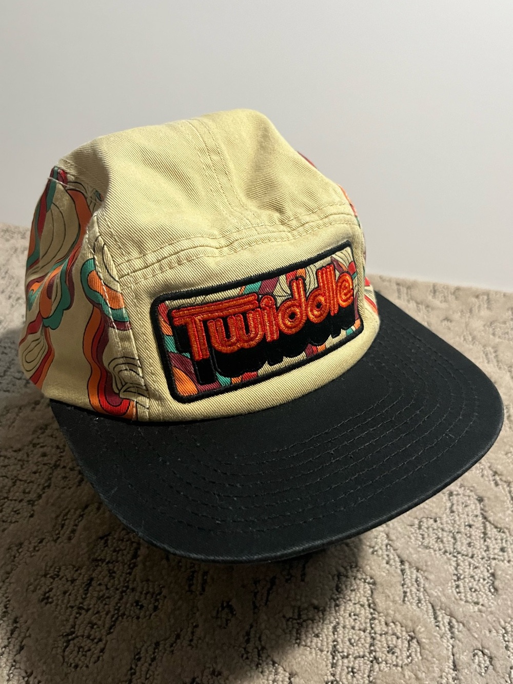 🎸 '17 Twiddle Band 5 Panel Camper Patch Logo Hippie Style LE Rare Flawless Hat